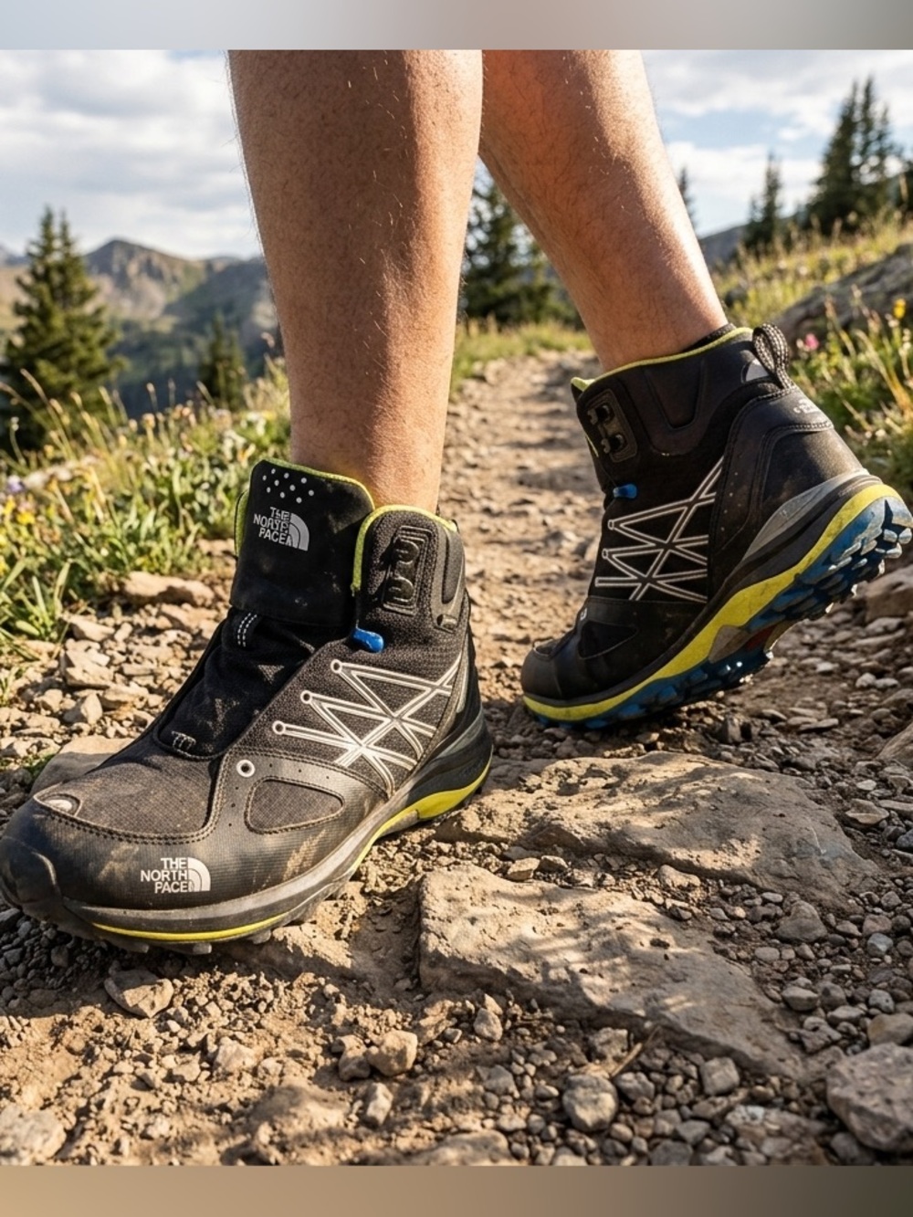 The North Face Ultra Fastpack Mid GTX Hiking Boots Men’s 11 Black/Yellow